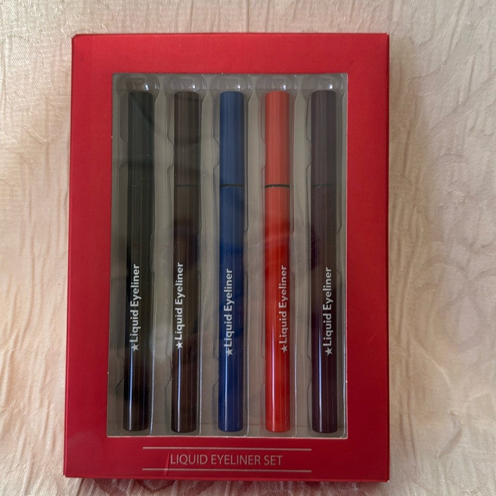 5 piece liquid eyeliner set